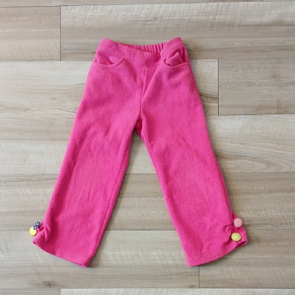 Gymboree Candy Shoppe Candy Microfleece Pant Fuchsia Size 4T (E)